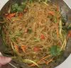 湾琴河 素海蜇丝500g 金黄魔芋丝海藻水晶粉丝凉拌菜火锅食材 实拍图
