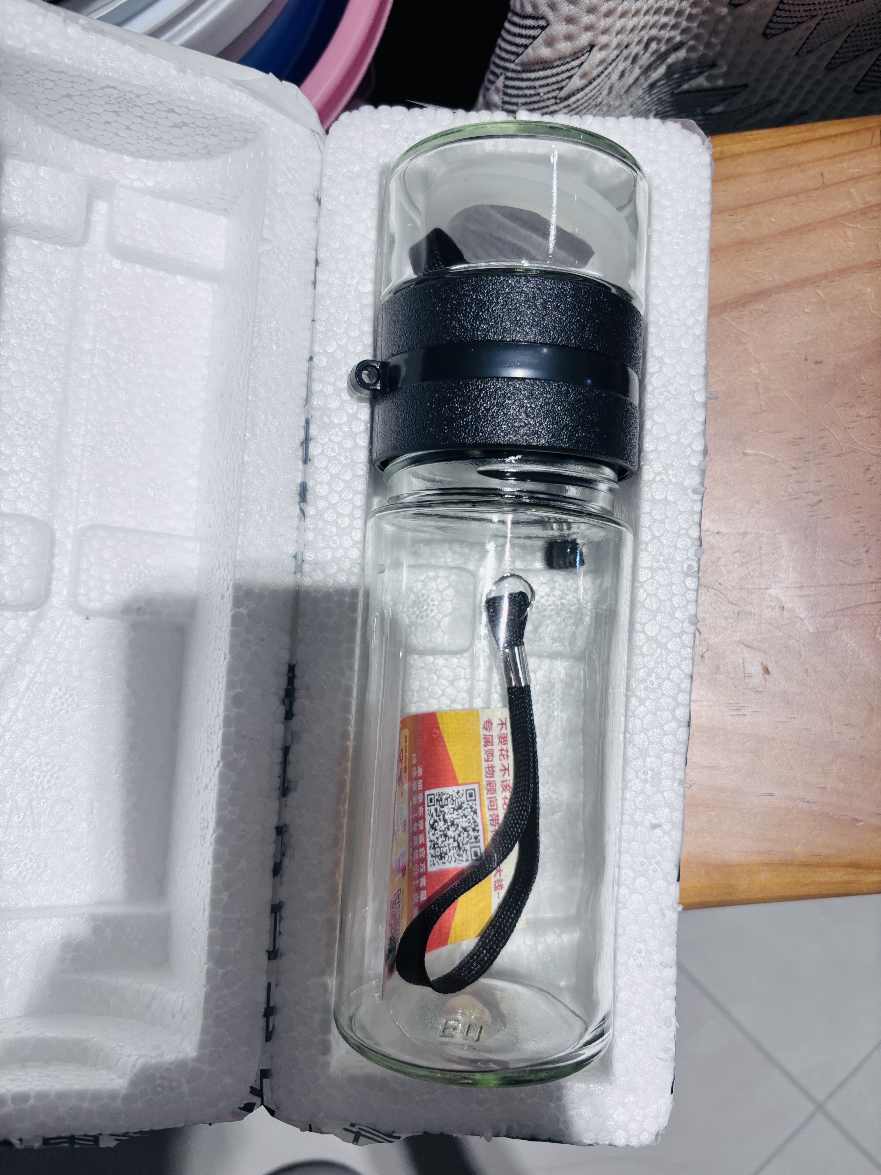 户外旅行冷泡杯茶水分离泡茶师400ML单层玻璃杯泡茶师礼品杯子 茶水分离杯400ml*1个 实拍图
