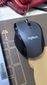 罗技（Logitech）M705无线鼠标 激光办公鼠标Mac 右手人体工学鼠标电池款双滚轮模式 笔记本台式鼠标中大手适用优联 M705黑灰色 实拍图