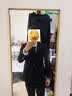 罗蒙（ROMON）【西服+马甲+西裤】男士西服套装职业商务正装结婚礼服黑色XL 实拍图