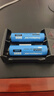 倍量（Doublepow）18650锂电池5550mWh尖头2节3.7V-4.2V通用可充电锂电池强光手电筒专用 实拍图