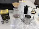 CLITON手摇磨豆机咖啡豆研磨机手磨咖啡机咖啡壶滤杯手冲壶新年礼盒套装 实拍图