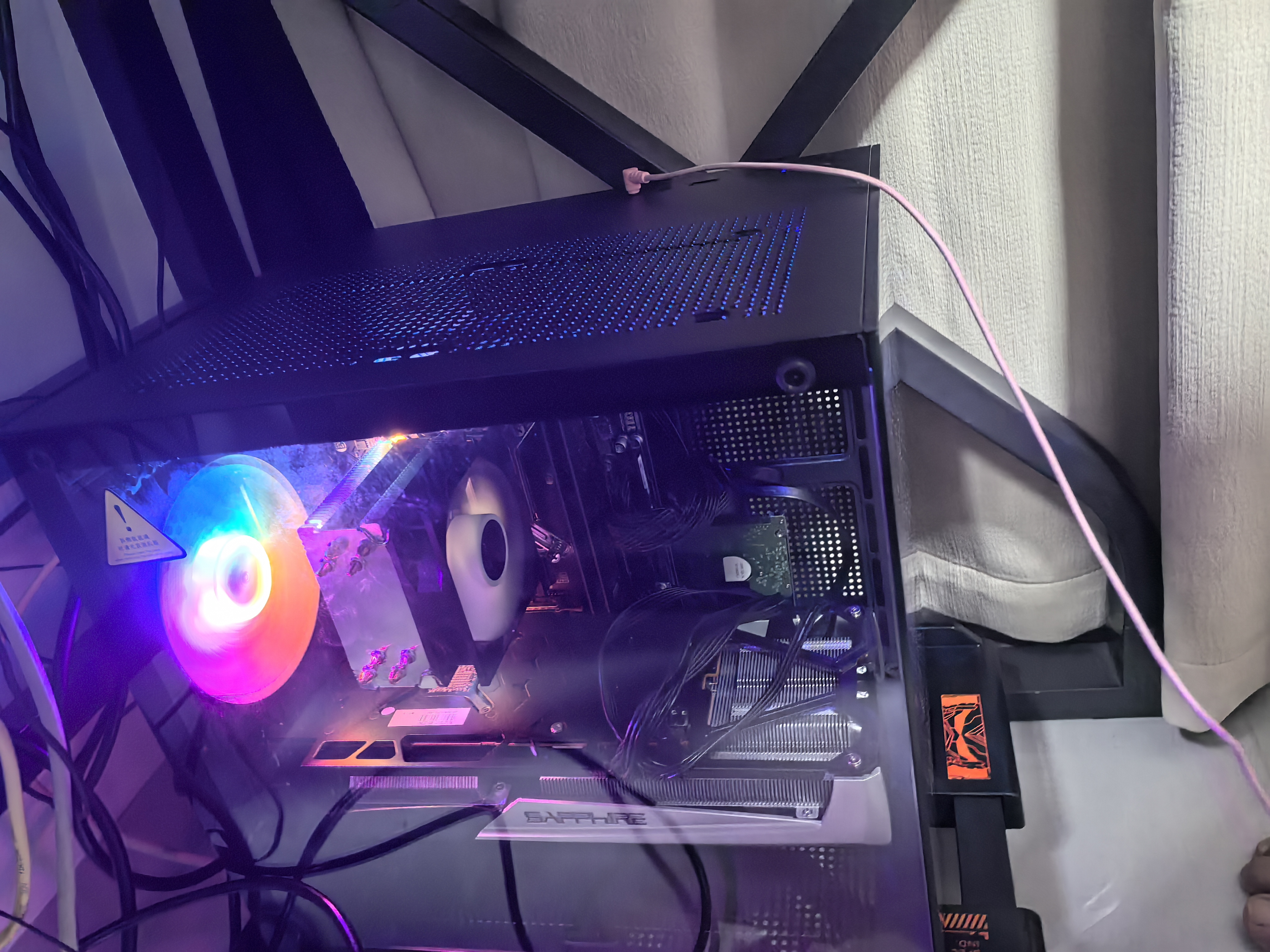 微星（MSI） i5 12400F/14400F/RTX3060/4060/5060Ti黑悟空三角洲游戏主机电脑台式机组装电脑主机DIY整机 配置六i5 12400F丨RTX3060 12G 实拍图