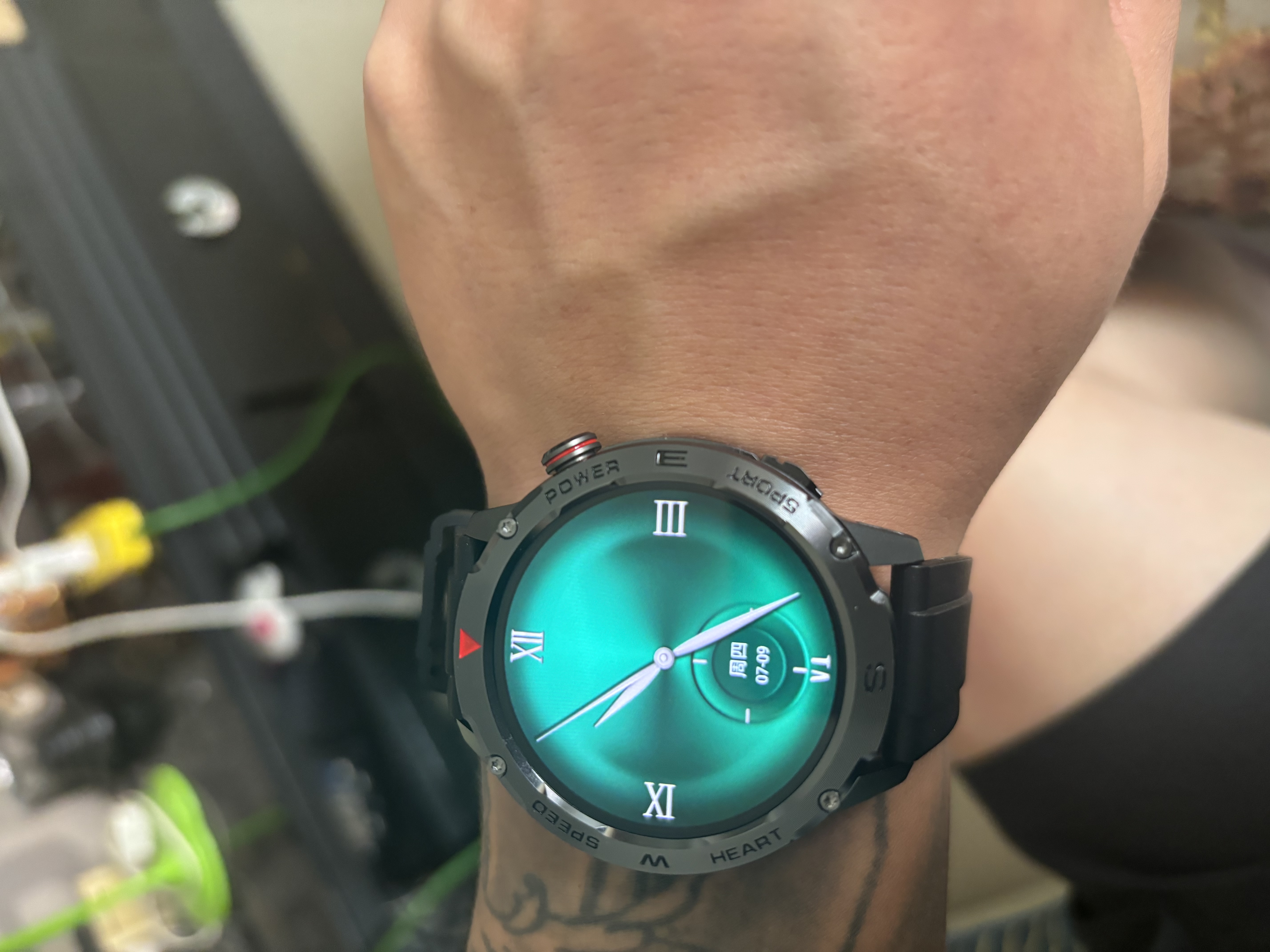 联想（Lenovo）智能手表运动手表男 30米防水游泳蓝牙通话心率血氧睡眠健康监测 Watch Pro 风暴灰 探索版 实拍图