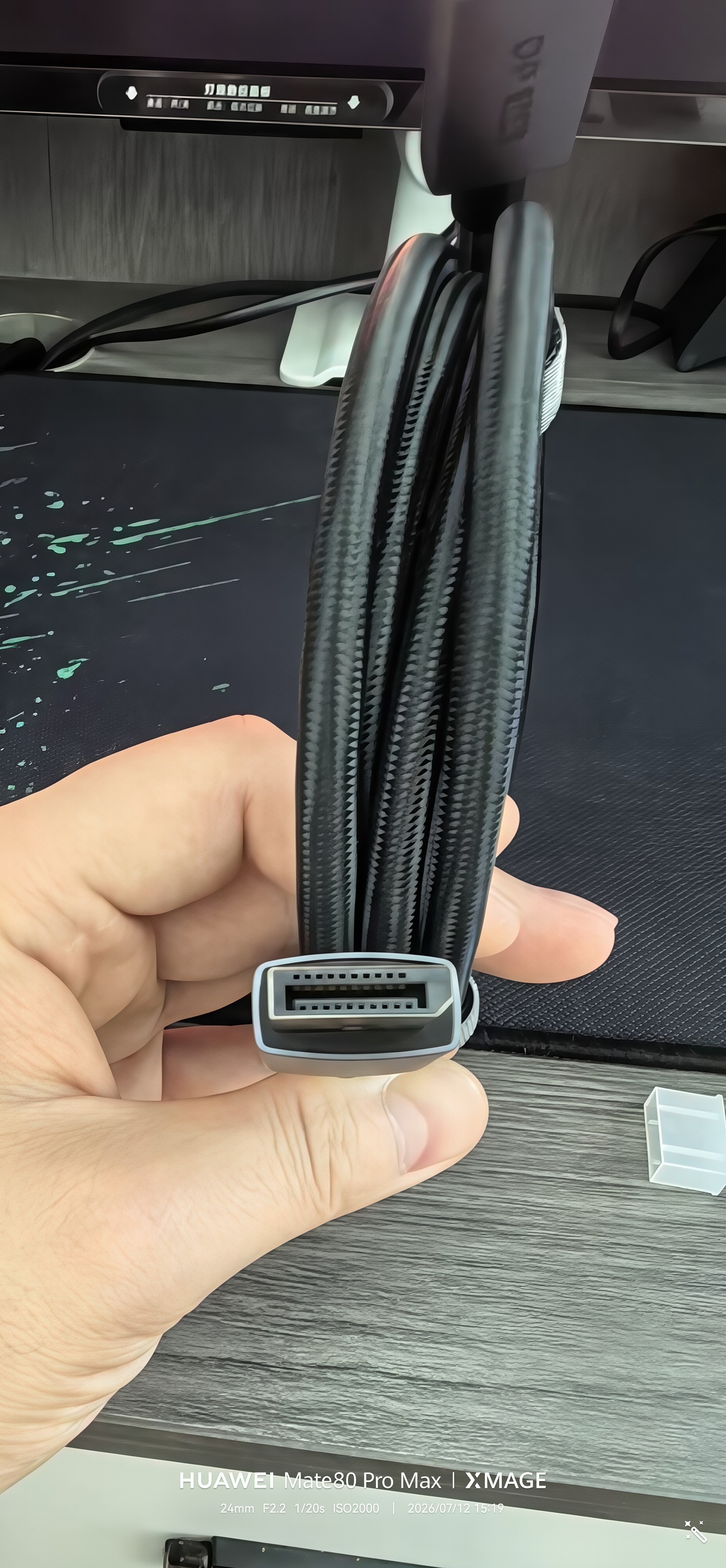 绿联DP2.1满血线80G 16K高清DisplayPort视频线2米 8K/4K240Hz 2K480Hz适用电脑显卡接显示器兼容1.4 实拍图
