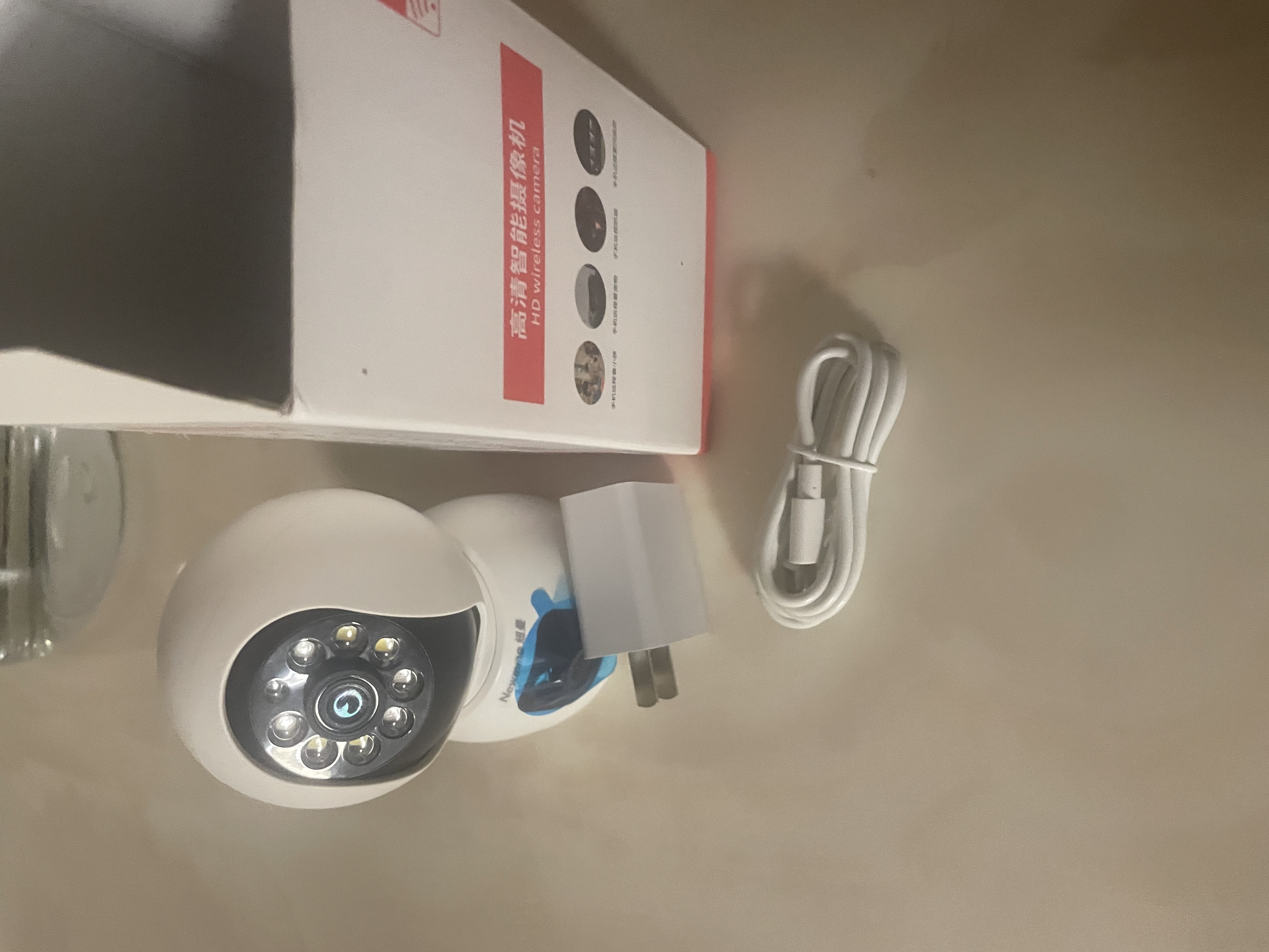 纽曼无线家用智能AI摄像头1200万高清监控器360度无死角带夜视全景语音手机远程对话讲室内外家庭云台 实拍图
