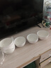 京东京造汤碗 饭面碗陶瓷蒸鸡蛋羹沙拉家用 奶油华夫 5.5英寸碗*6 实拍图