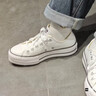 匡威（Converse）All Star Lift夏季经典厚底鞋小白鞋帆布鞋560251C 560251C/白色 （推荐选大半码） 37.5 实拍图