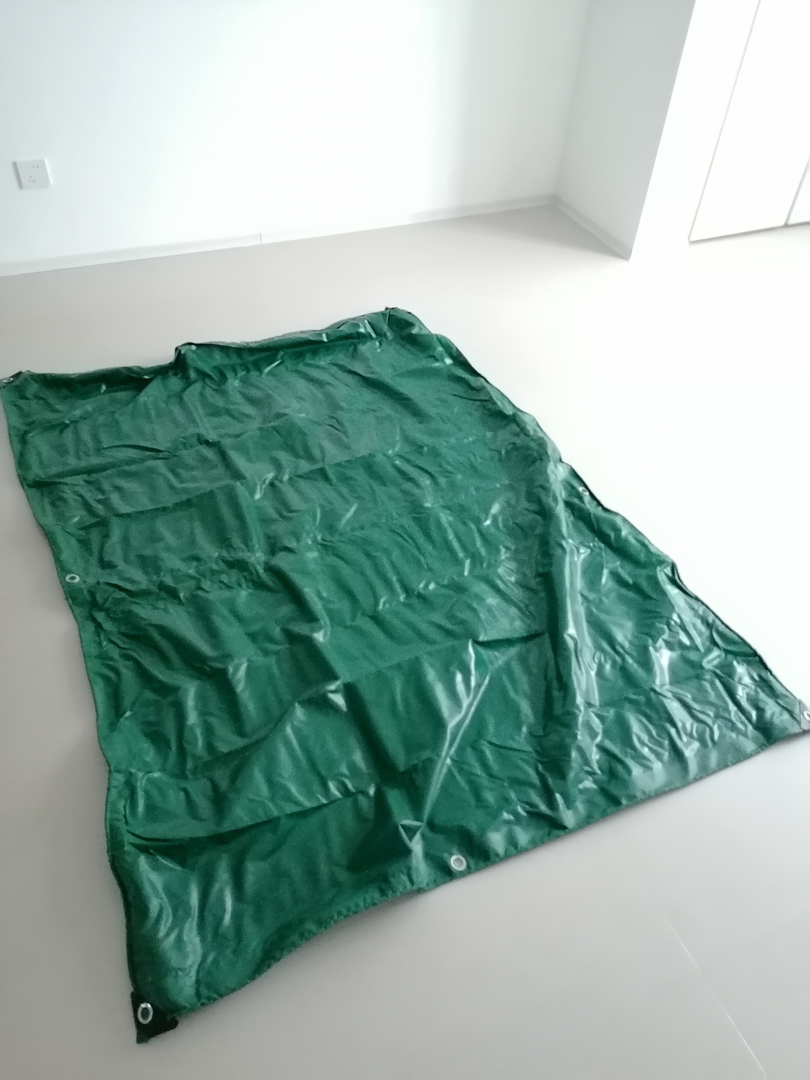 源兴（YUANXING）加厚油布防水布防雨布篷布户外防雨防晒布 pvc刀刮布遮阳遮雨棚布货车帆布蓬布 2米*1.5米 实拍图