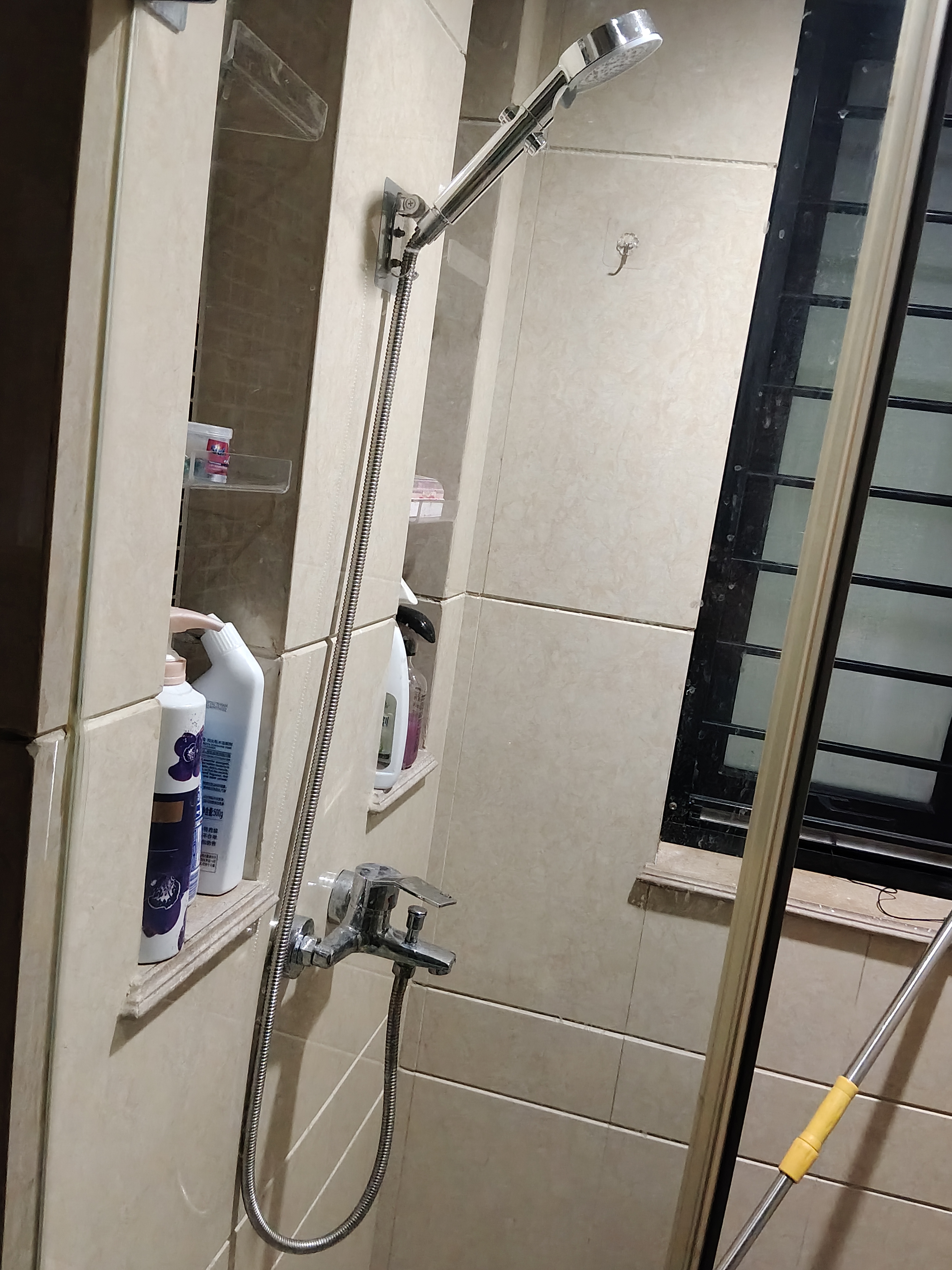 尊驰混水阀冷热简易花洒全套暗装淋浴水龙头浴室卫生间花洒喷头套装 【黄铜龙头】五档增压一键止水 实拍图