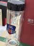 富光（FUGUANG）双层玻璃杯男家用水杯子X2517-SH-330 黑色 330ml 实拍图