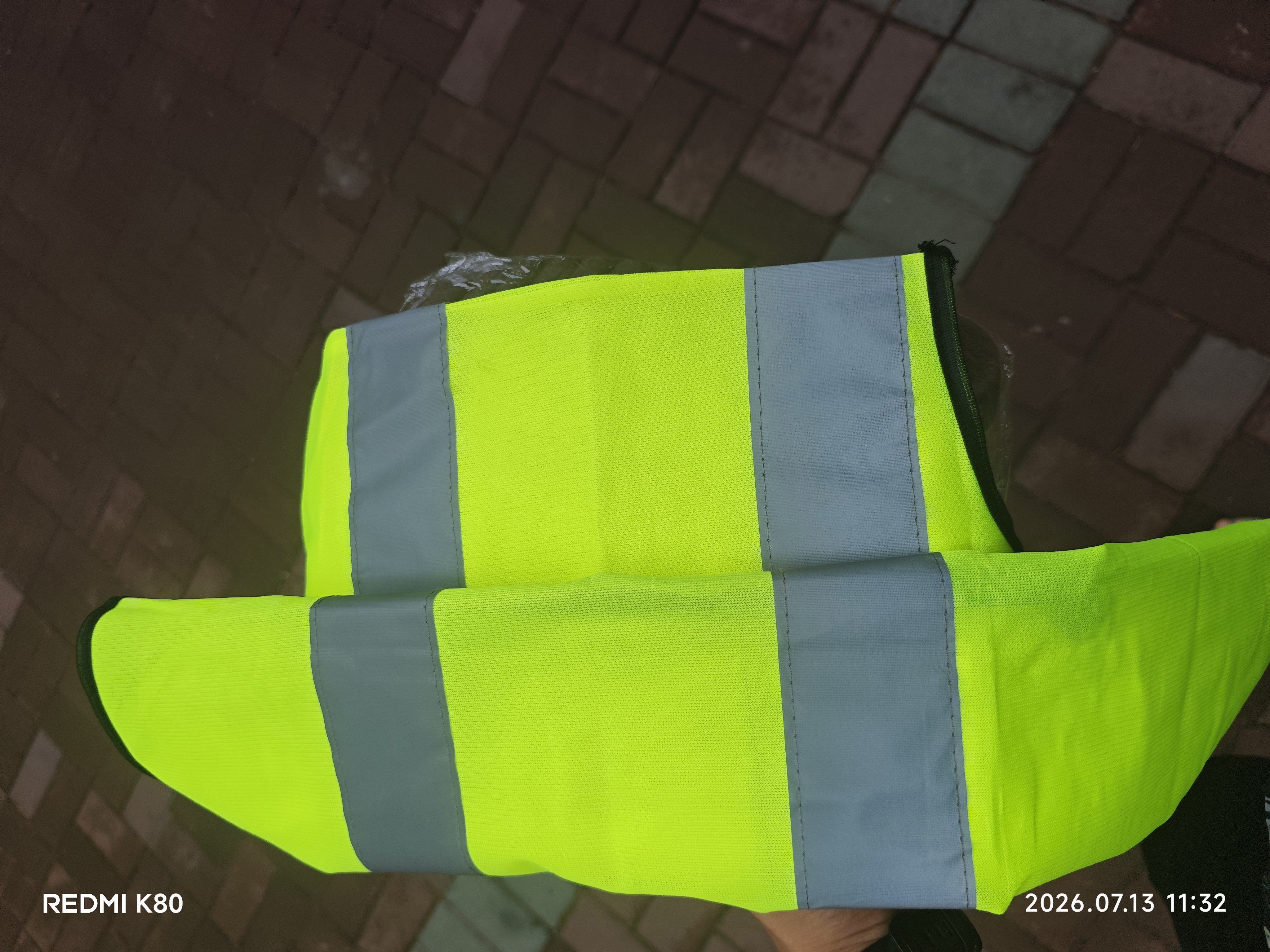 准航反光背心反光马甲定制logo印字反光衣工地环卫年检警示施工服透气 实拍图