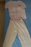 浪莎【100%棉】女士睡衣女秋季舒适简约格子短袖长裤家居服套装可外穿 实拍图