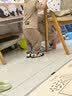 泰兰尼斯宝宝凉鞋儿童鞋夏季包头防踢透气软底男女童机能鞋宝宝学步鞋 白/黑 24 内长15.5适合脚长15.0cm 实拍图