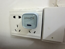 ANKER安克套装20W苹果充电器蓝+C-C快充数据线1.8米蓝 实拍图