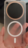 暴走适用oppofindx8手机壳 OPPO Find X8保护套 磁吸柔砂肤感透色轻薄简约撞色硬壳保护壳 柔雾白 实拍图