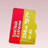 闪迪（SanDisk）256GB TF(MicroSD)内存卡4K极速金卡A2 V30 U3兼容大疆Pocket3/4P/Action 6运动相机/无人机存储卡 实拍图