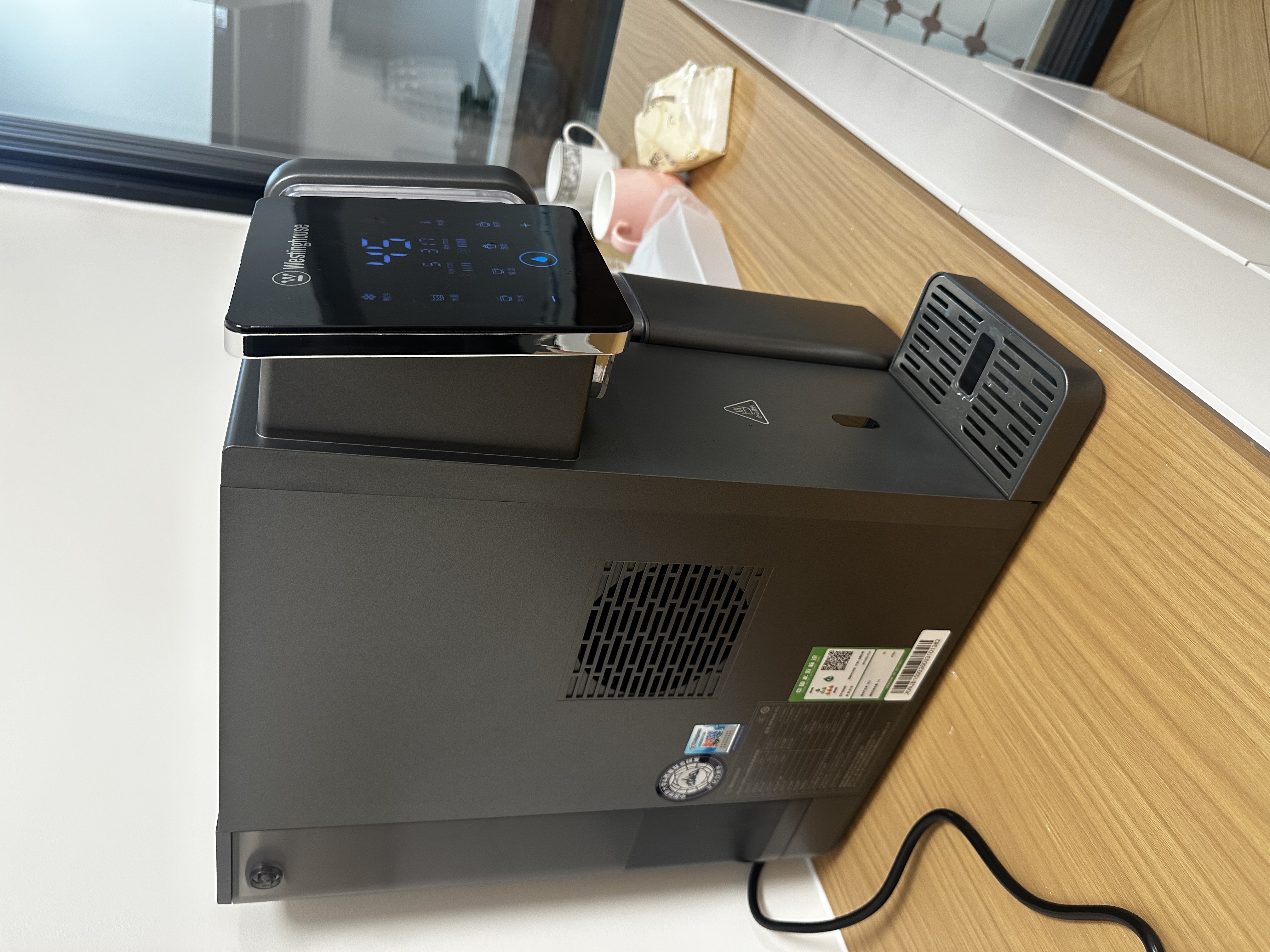西屋（Westinghouse）制冷即热净饮机曼哈顿F5s【7°C天山冰泉】台式免安装净水器 RO反渗透矿化冷热净化一体机直饮机 实拍图