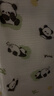 安可新婴儿7A抗菌全棉邹布浴巾 新生儿吸水洗澡纱布盖毯萌熊猫100*100cm 实拍图