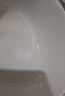 ARST雅誠德陶瓷盘子菜盘家用新款高脚碗纯白浮雕乔迁餐具轻奢抗菌碗碟套装礼 5寸米兰抗菌罗迪高脚碗 实拍图