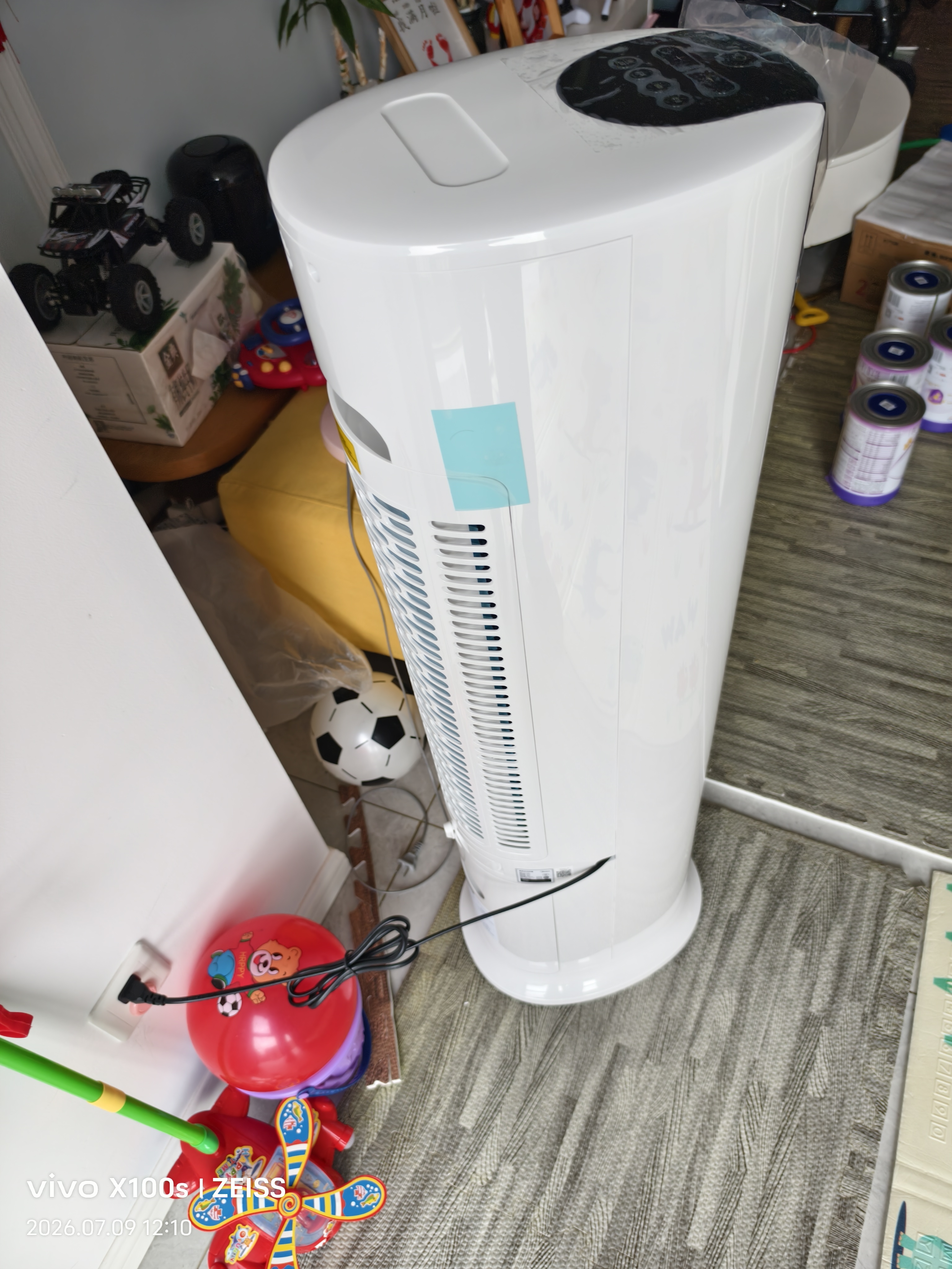 美的（Midea）空调扇制冷风扇家用冷风机客厅卧室立式水冷塔扇加湿降尘冷气机加水加冰降温凉风机 【大水箱大风量】空调级大风轮 实拍图