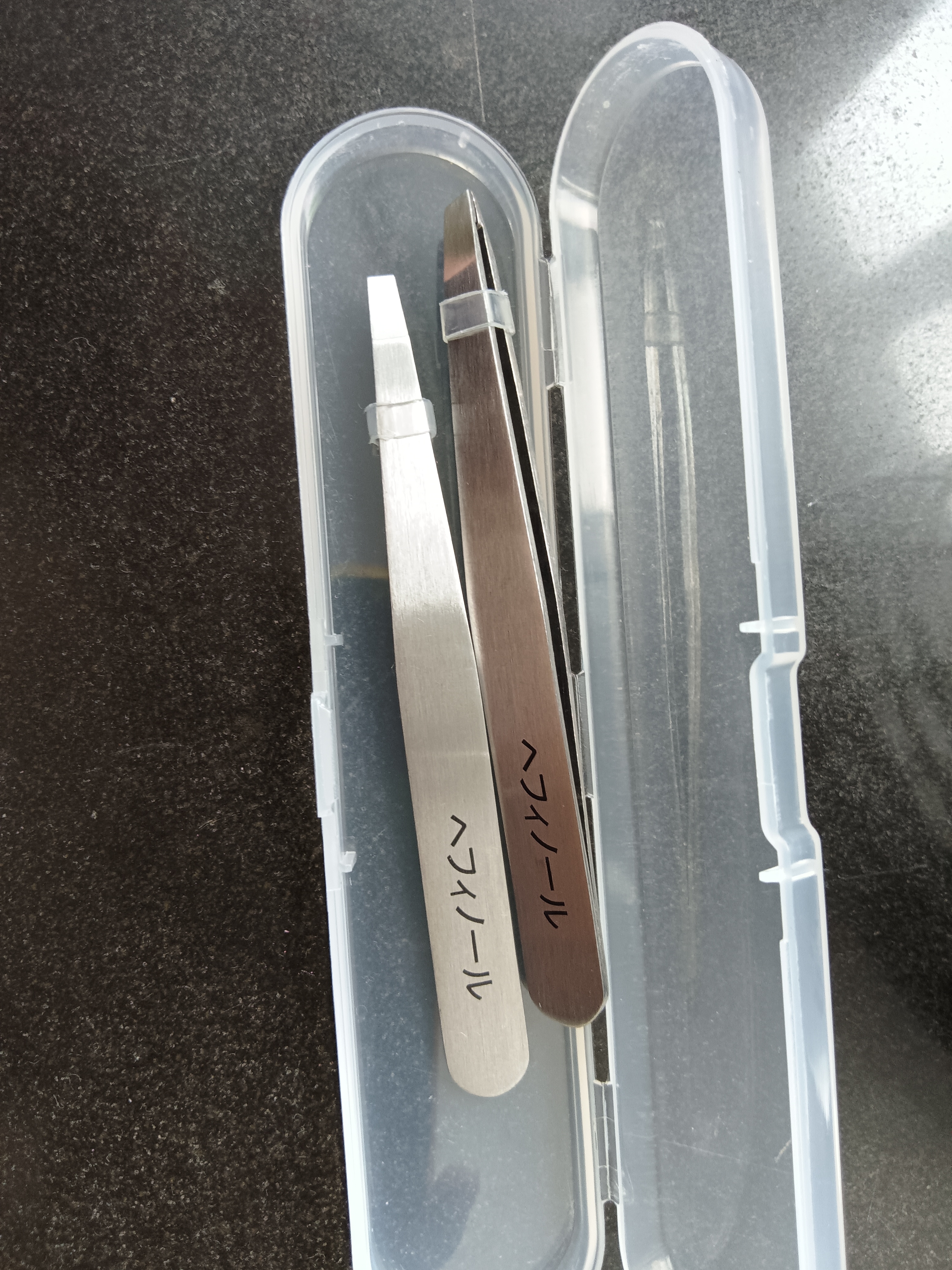 海菲诺镊子拔毛高精密眉夹眉毛夹子拔胡子工具拔毛神器胡子夹2只装 实拍图