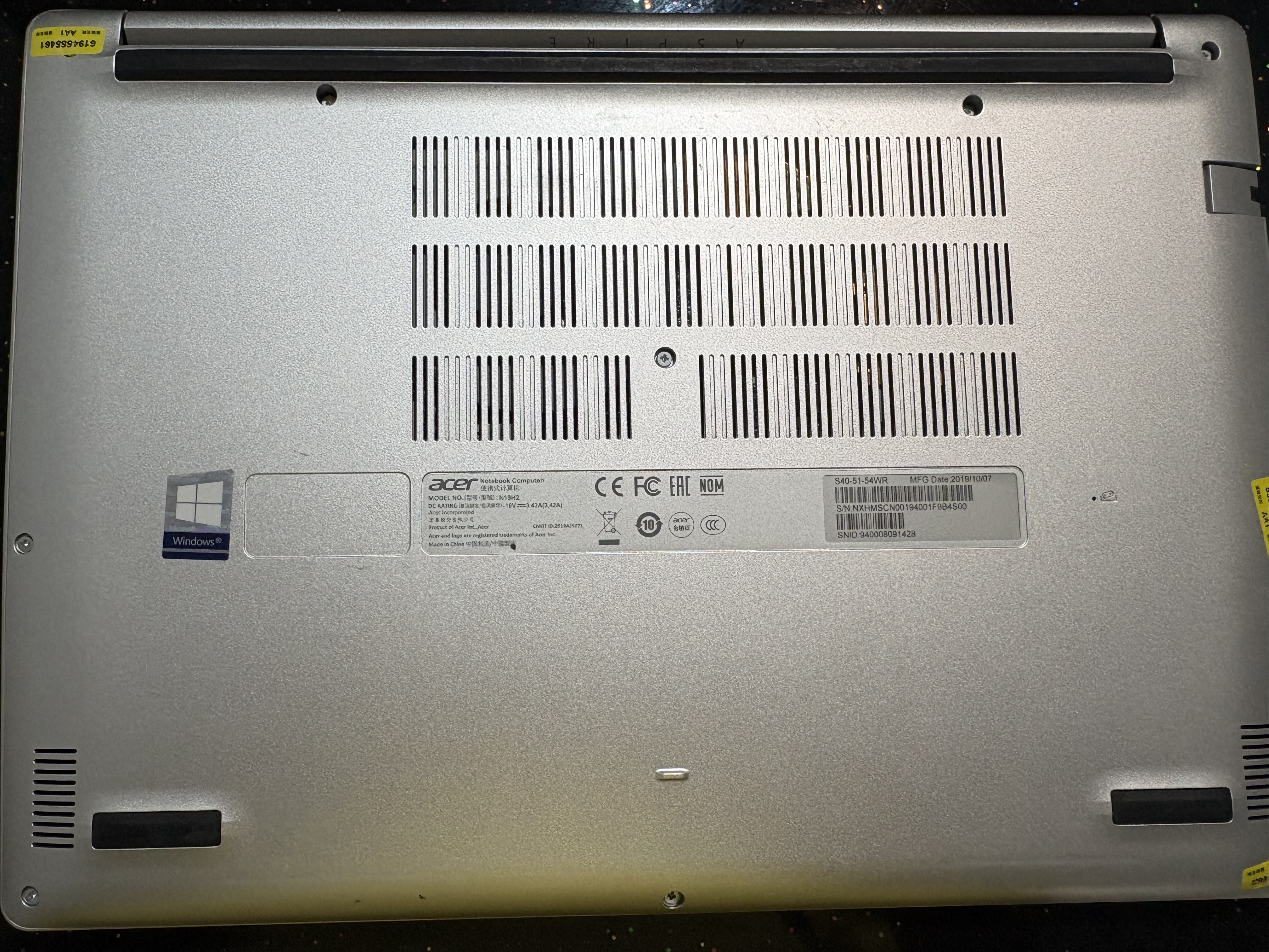 华为/联想/ThinkPad/苹果/Apple/拯救者/小米/华硕/ROG/机械革命/戴尔/微星/外星人/雷神 二手笔记本电脑 游戏本 宏碁（acer） 颜色规格以质检报告为准 实拍图