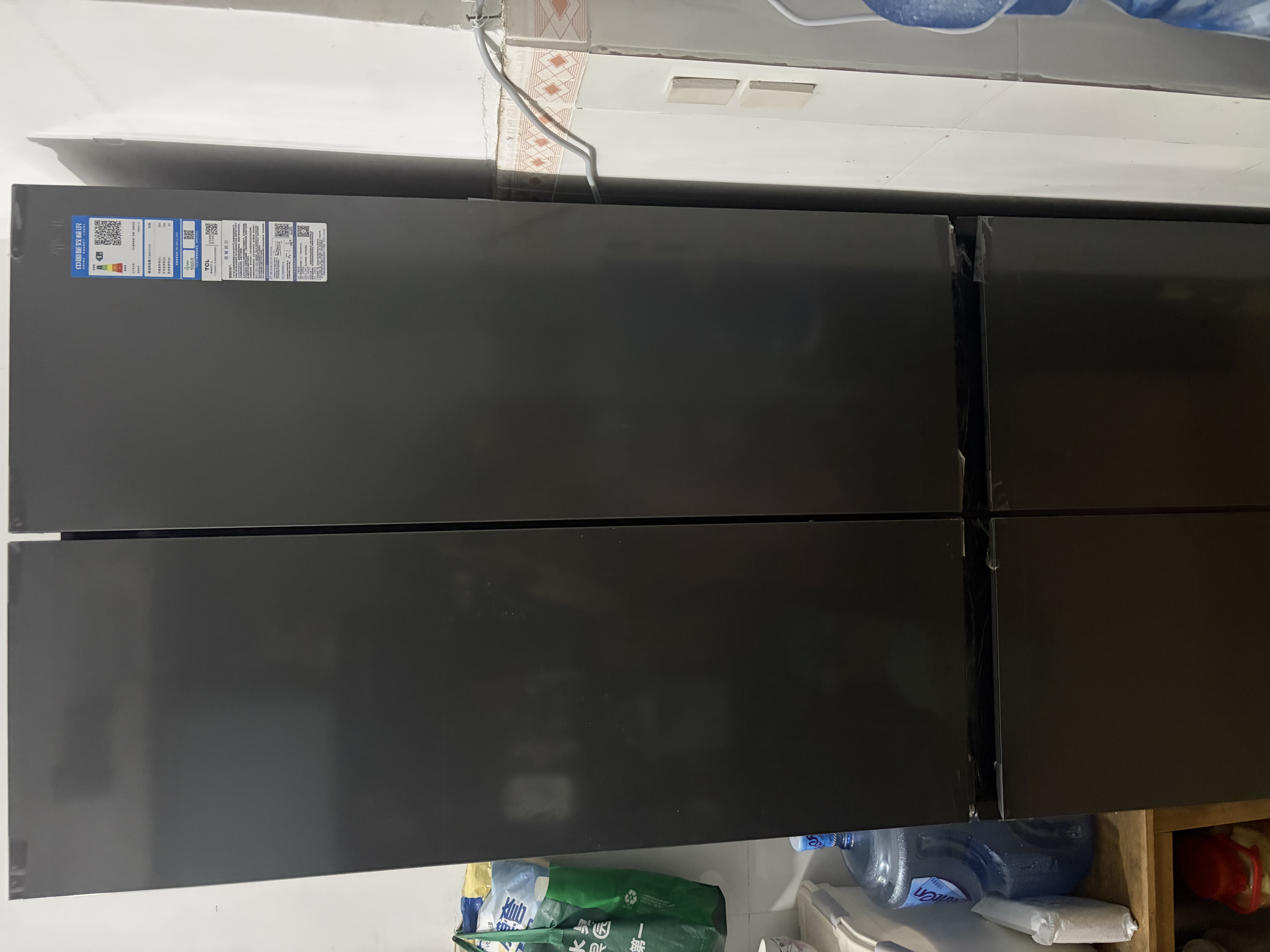 TCL 【爆款升级】480L十字对开门超窄小户型抗菌净味四开门家用冰箱一级能效风冷R480V7-U世界杯推荐 实拍图