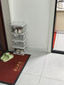 安尔雅 鞋架门口简易棋盘格鞋架多层省空间可折叠收纳鞋柜 六层 实拍图