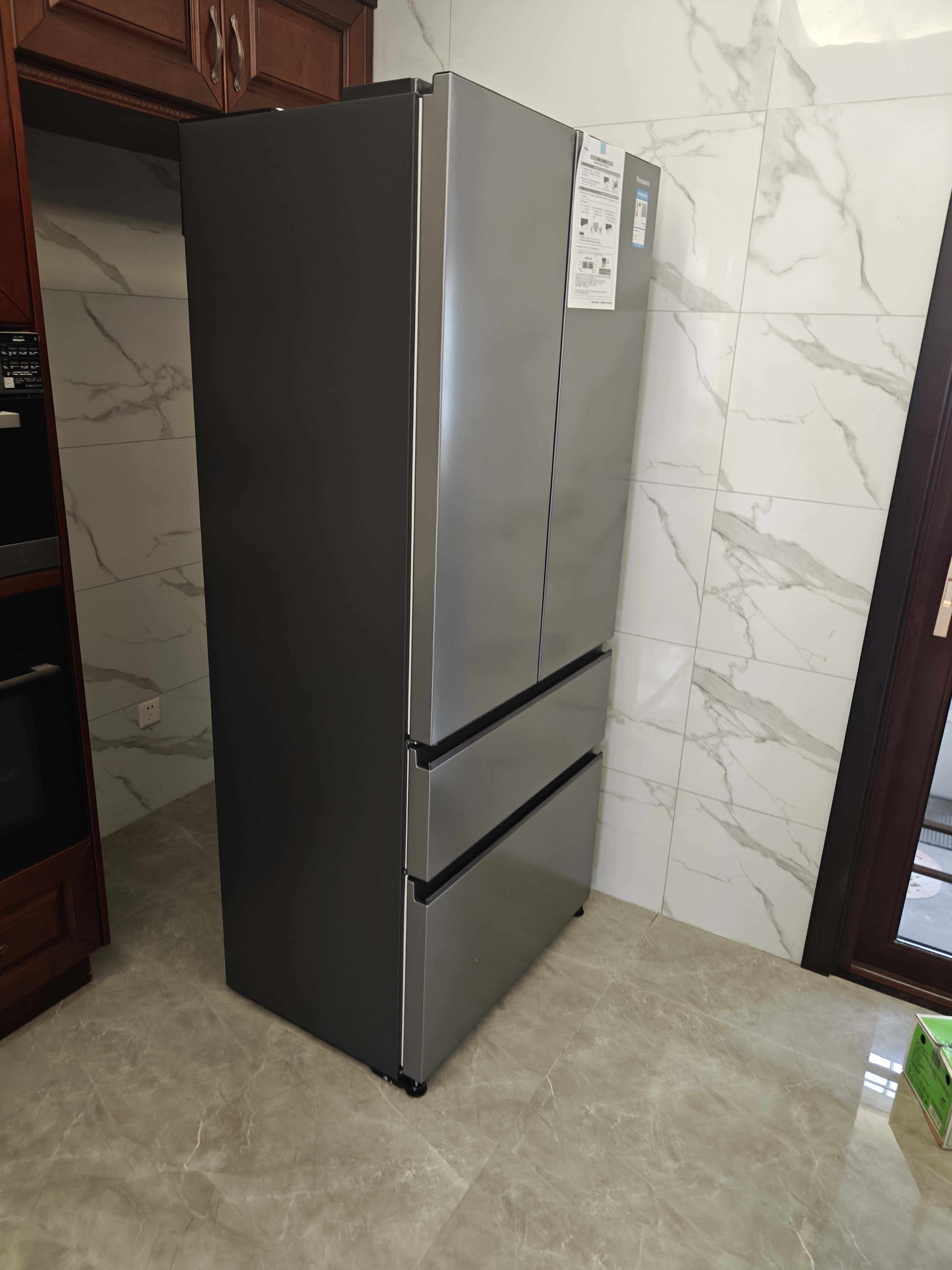 松下（Panasonic）蔓越莓2.0 515L法式多门冰箱家用零嵌入式风冷无霜自动制冰一级能效NR-XG52GJB-S【国家补贴】 实拍图