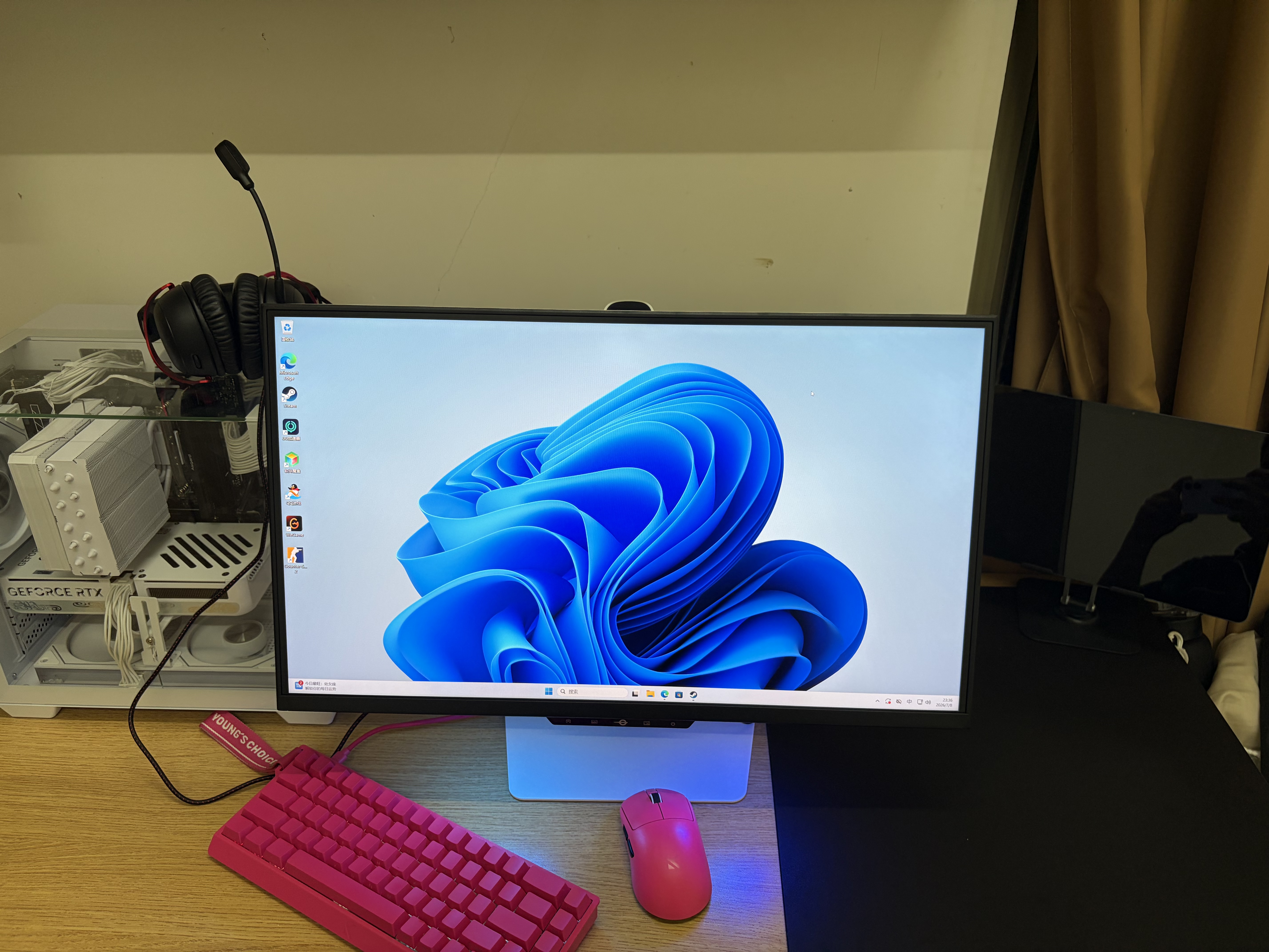 泰坦军团24.5英寸双侧入光屏2K 320Hz HDR600 FastlPS硬件低蓝光 旋转升降DyDs0.3ms电竞显示器 仓刀X256S+ 实拍图