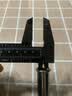 欧因塑料游标卡尺高精度小型文玩核桃珠宝学生工具测量油标尺l  橘红色-塑料卡尺[80mm] 实拍图