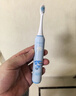 马博士儿童电动牙刷3-6-12岁声波震动儿童礼物蓝色男宝宝+4刷头 实拍图