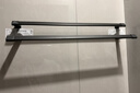 潜水艇（Submarine）免打孔卫生间置物架厕所毛巾杆浴室太空铝双杆毛巾架 QSTY018250G 实拍图