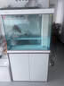 森森（SUNSUN）大型鱼缸底过滤水族箱客厅家用落地玻璃生态金鱼缸 【实时温显+灯控】珍珠白 0.8米长35cm宽 实拍图