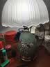 客厅美式轻著复古简约床头灯北欧美式轻者复古简约家用陶瓷台灯 花鸟台灯【双鸟款】+遥控开关【无极调光调色】 25*40CM 实拍图