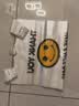 别颖（ROMANZO）笑脸塑料袋加厚定做超市购物袋外卖食品打包袋背心透明方便手提袋 38*58/50只【加厚】 实拍图