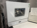 GORGENOX歌嘉诺6套洗碗机台式免安装一级水效可壁挂热风烘干uv除菌三臂劲洗可手动加水DW6-D50A 实拍图