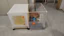 王多喵兔笼子减少喷尿外溅厕所一体家用大号室内带卧室笼子 加深中号-万向滑轮+少喷尿围挡-70*45*47 实拍图