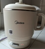 美的（Midea）电煮锅 电蒸锅 宿舍小电锅学生宿舍泡面锅 1.6L便携式可折叠旅行出差家用多功能锅XZE1621S 配蒸笼 实拍图