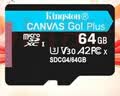 金士顿（Kingston）大疆pocket3 pocket4 Action4 5pro存储卡无人机TF卡MicroSD运动相机行车记录仪高速内存卡U3V30A2 SDCG4/64GB【读速200M/S 实拍图