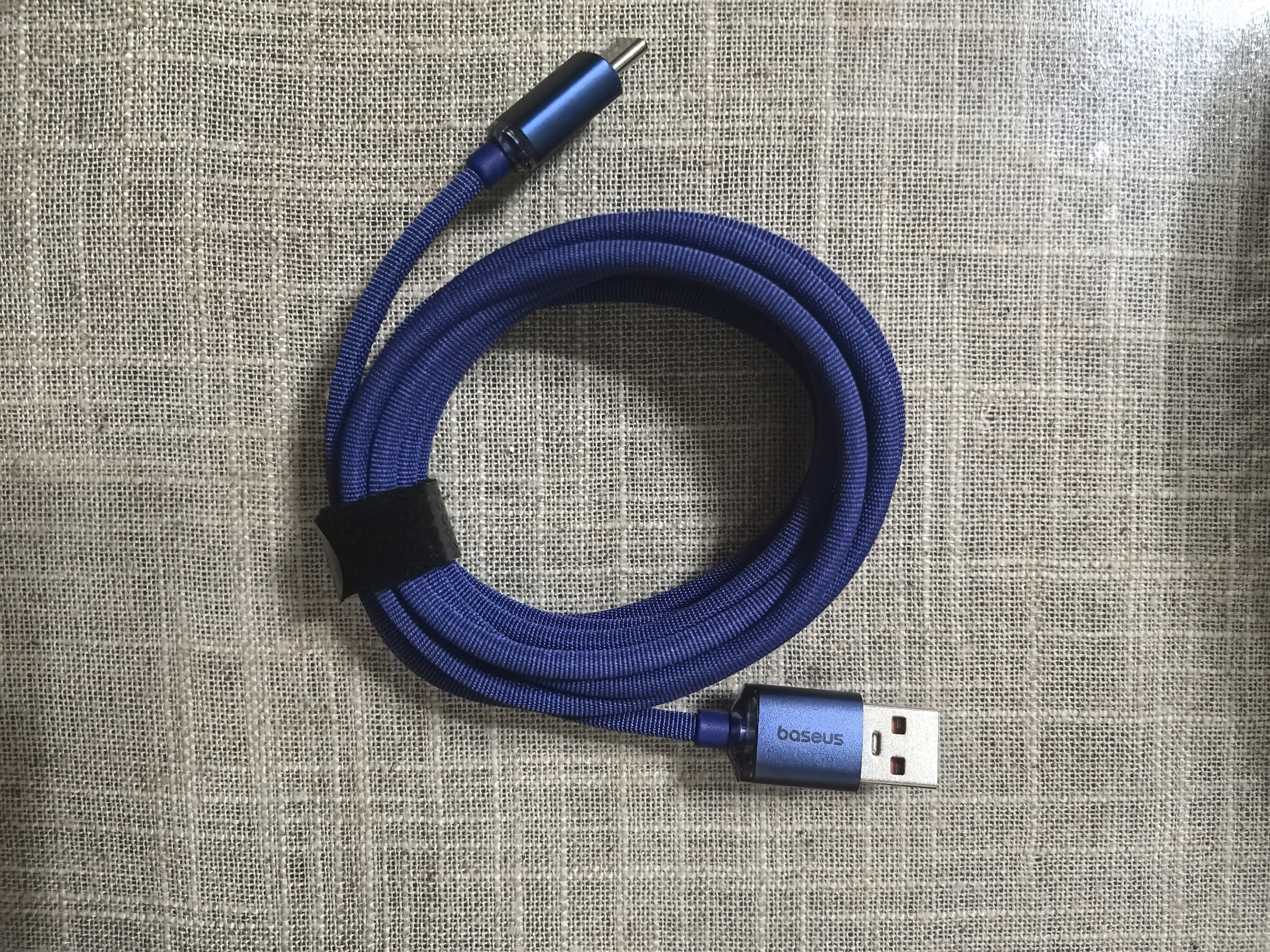 倍思Type-C数据线6A超级快充适用华为荣耀100W/88W/66W充电线Pura80/Mate70/60Pro小米手机平板2米蓝 实拍图