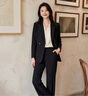 尚都比拉职业通勤西装套装女春秋季正装免烫抗皱外套裤子面试两件套西服 实拍图