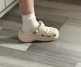 卡骆驰（CROCS）贝雅云彩女士洞洞鞋户外休闲鞋|208186 冬日白-11S(含智必星) 36 /37(230mm) 实拍图