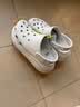 卡骆驰（CROCS）男女经典泡芙洞洞鞋休闲时尚沙滩鞋包头凉拖鞋 207521-1NK 38-39 实拍图