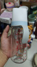 爱得利（evorie）婴儿奶瓶套装  6个月以上宝宝宽口径奶瓶套装一瓶三用300ml 蓝 实拍图