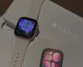 Apple/苹果 Watch S11 智能手表GPS款42毫米银色铝金属表壳雾紫色运动型表带S/M MEUT4CH/B 实拍图