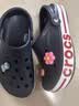 CROCS卡骆驰贝雅卡骆班洞洞鞋轻便耐磨拖鞋一脚蹬休闲鞋|205089 深蓝/辣椒红-4CC（含智必星） 39 (240mm) 实拍图
