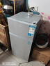 奥克斯小冰箱家用小型迷你冷藏冷冻两用出租房宿舍用节能省电寝室办公室电冰箱 【节能省电】166银色【高效保鲜 铜管速冷】48L 实拍图