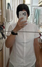 高绅风度短袖衬衫女士衬衣夏季商务修身职业正装白色免烫工装通勤工作服 方·领纯白色【到货快】 38 /XL码 实拍图